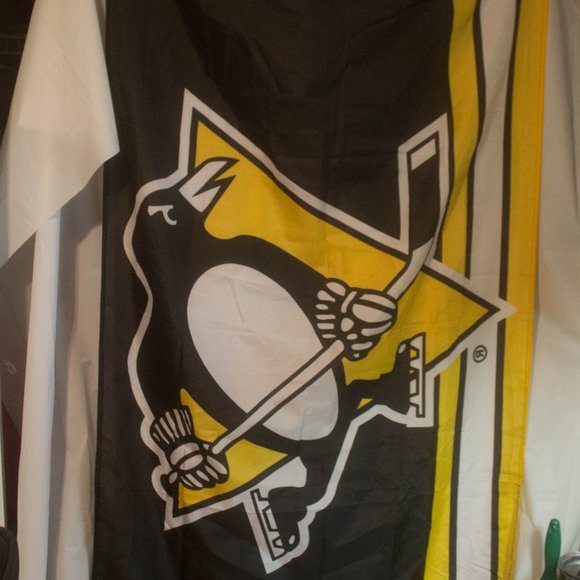 Pittsburgh Penguins 3 x 5 Foot NHL Flag - Picture 2 of 2